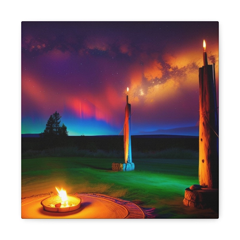 Northern Lights on Canvas Gallery Wraps